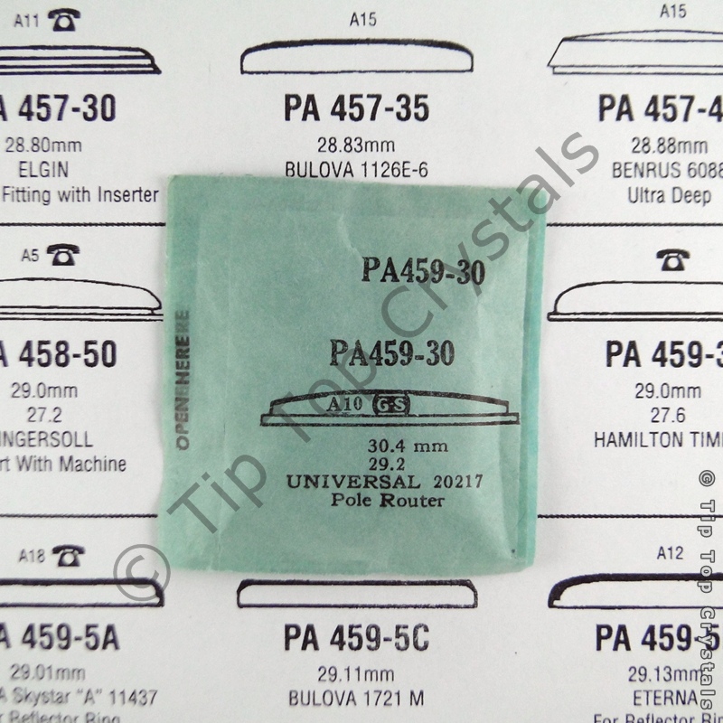 GS PA459-30 Watch Crystal - Click Image to Close