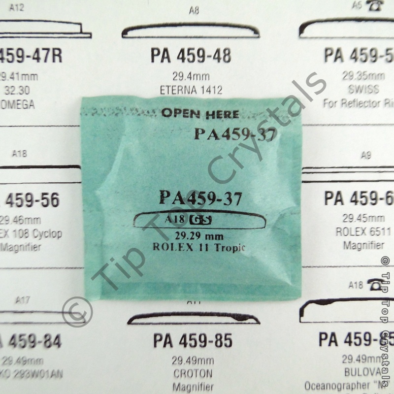 GS PA459-37 Watch Crystal - Click Image to Close