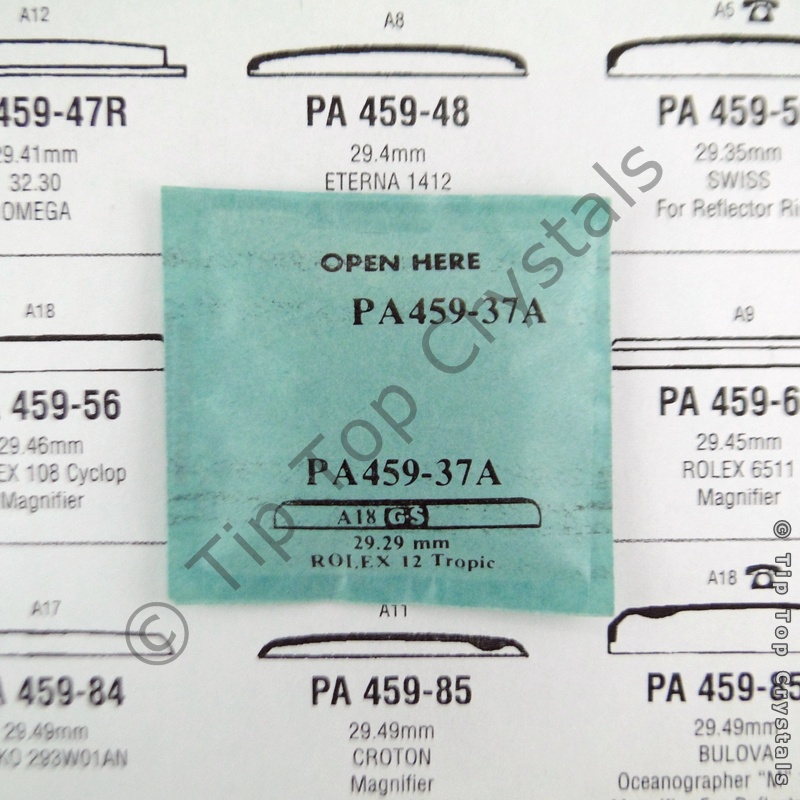 GS PA459-37A Watch Crystal - Click Image to Close