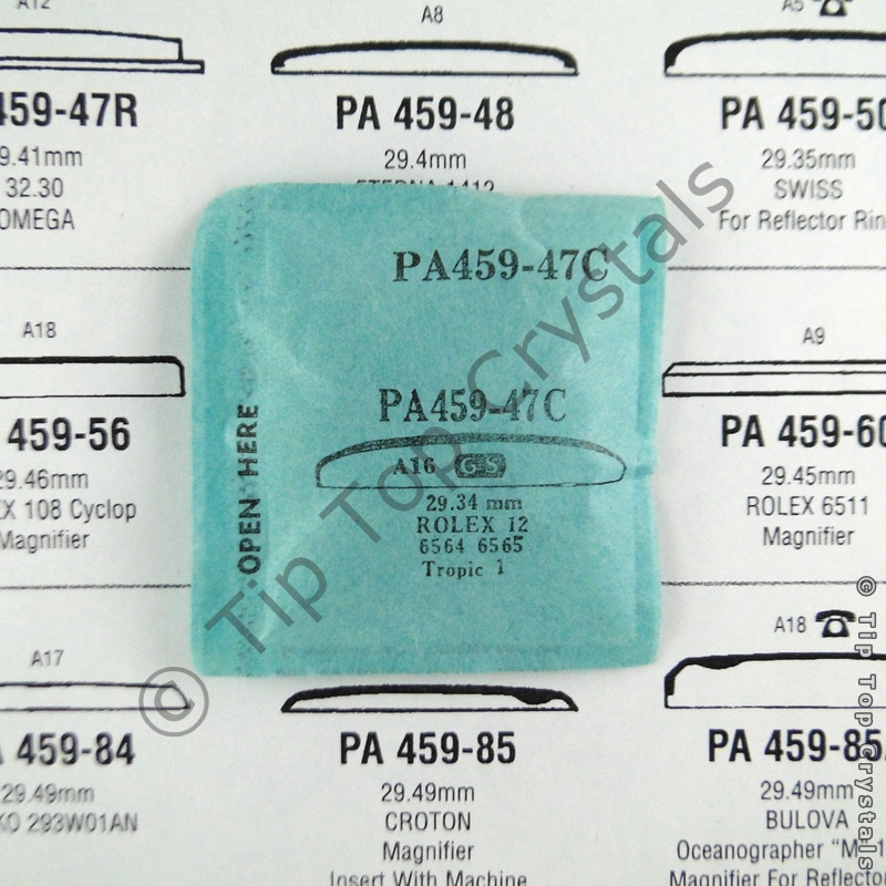 GS PA459-47C Watch Crystal - Click Image to Close