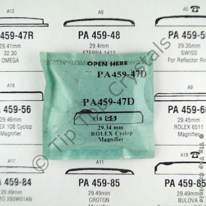 GS PA459-47D Watch Crystal - Click Image to Close