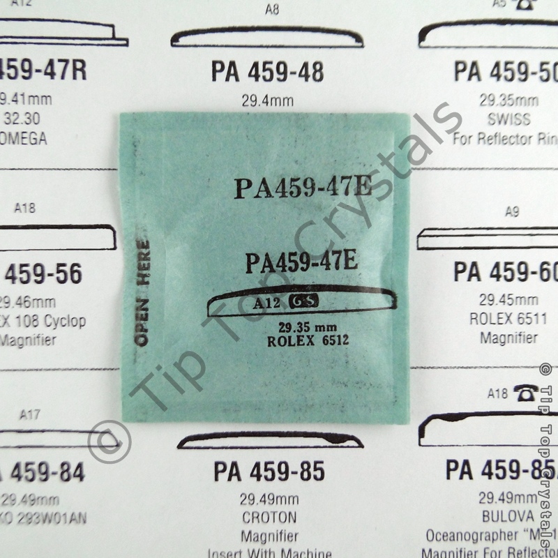 GS PA459-47E Watch Crystal - Click Image to Close