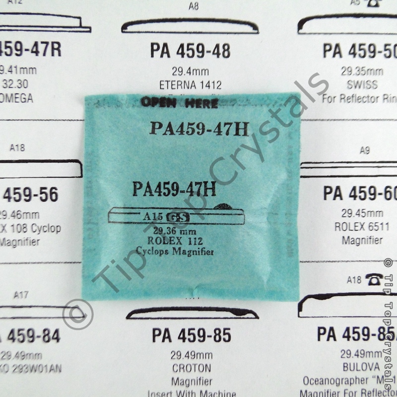 GS PA459-47H Watch Crystal - Click Image to Close