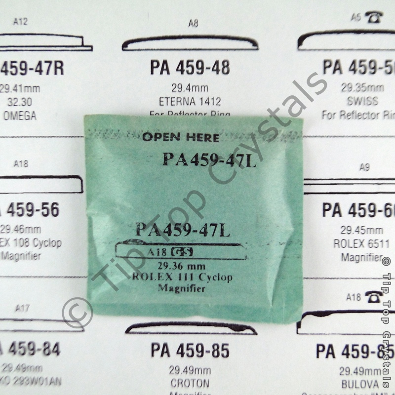 GS PA459-47L Watch Crystal - Click Image to Close