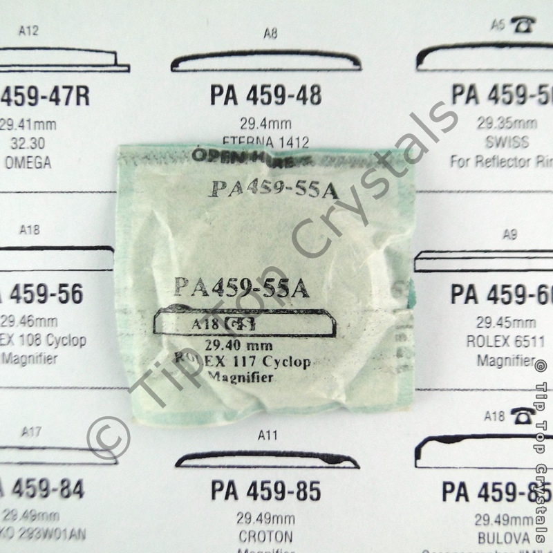 GS PA459-55A Watch Crystal - Click Image to Close