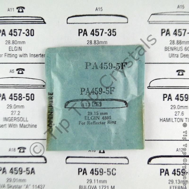 GS PA459-5F Watch Crystal - Click Image to Close