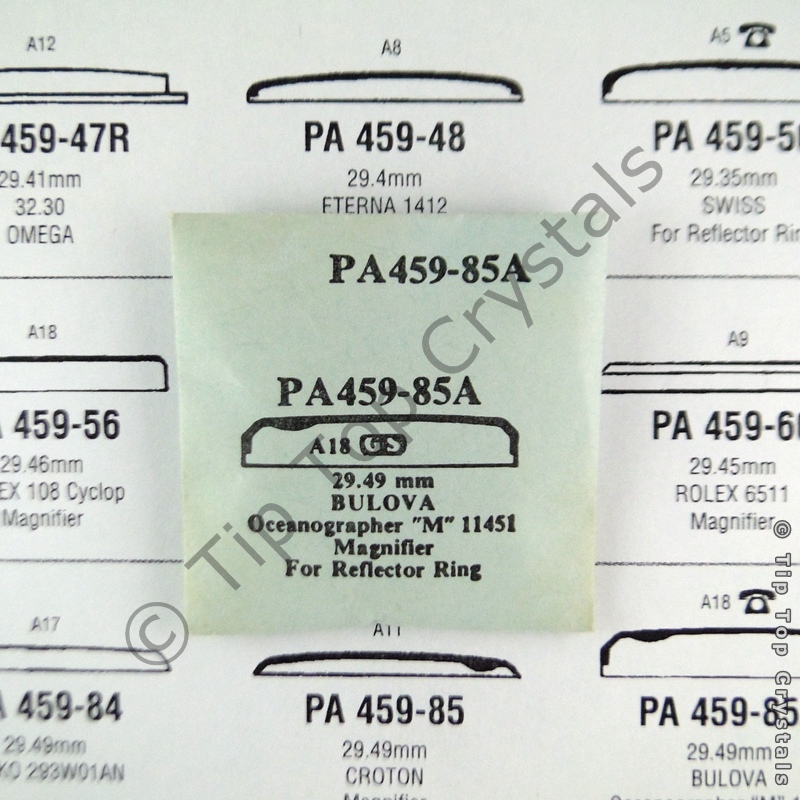 GS PA459-85A Watch Crystal - Click Image to Close