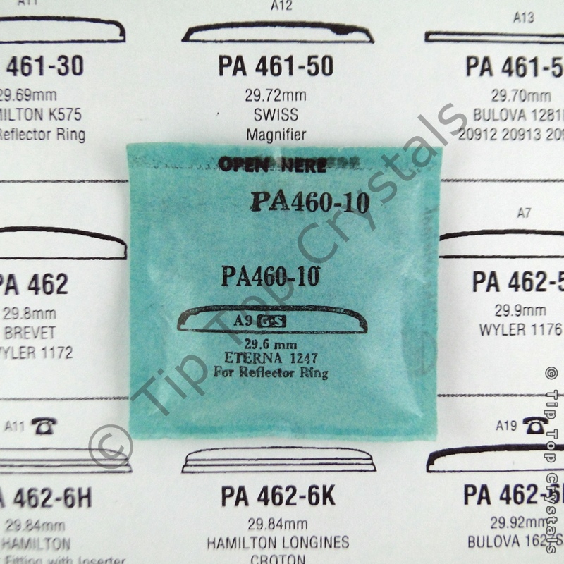 GS PA460-10 Watch Crystal - Click Image to Close