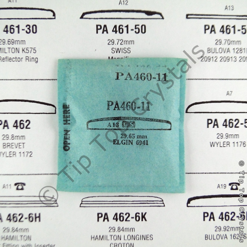 GS PA460-11 Watch Crystal - Click Image to Close