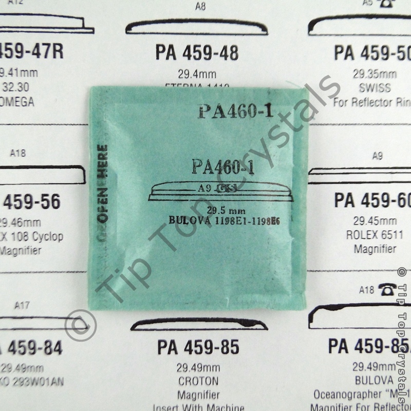 GS PA460-1 Watch Crystal - Click Image to Close