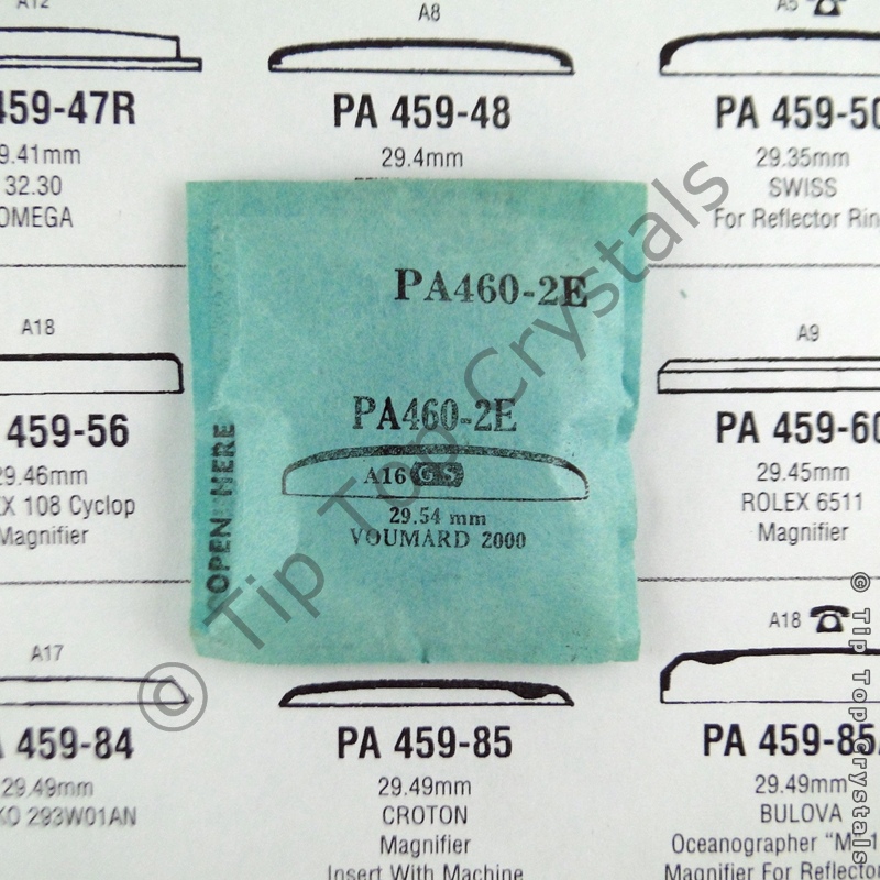 GS PA460-2E Watch Crystal - Click Image to Close