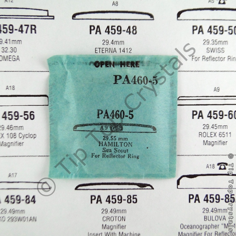 GS PA460-5 Watch Crystal - Click Image to Close