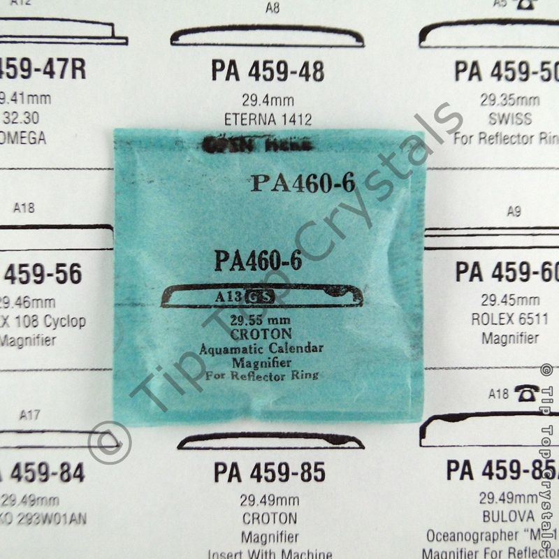 GS PA460-6 Watch Crystal - Click Image to Close