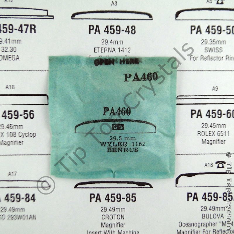 GS PA460 Watch Crystal - Click Image to Close