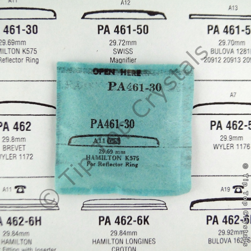 GS PA461-30 Watch Crystal - Click Image to Close