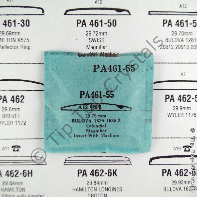 GS PA461-55 Watch Crystal - Click Image to Close