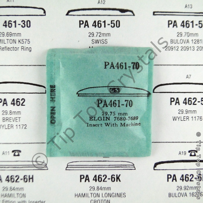 GS PA461-70 Watch Crystal - Click Image to Close