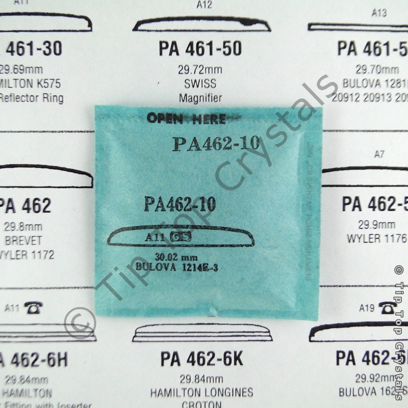 GS PA462-10 Watch Crystal - Click Image to Close