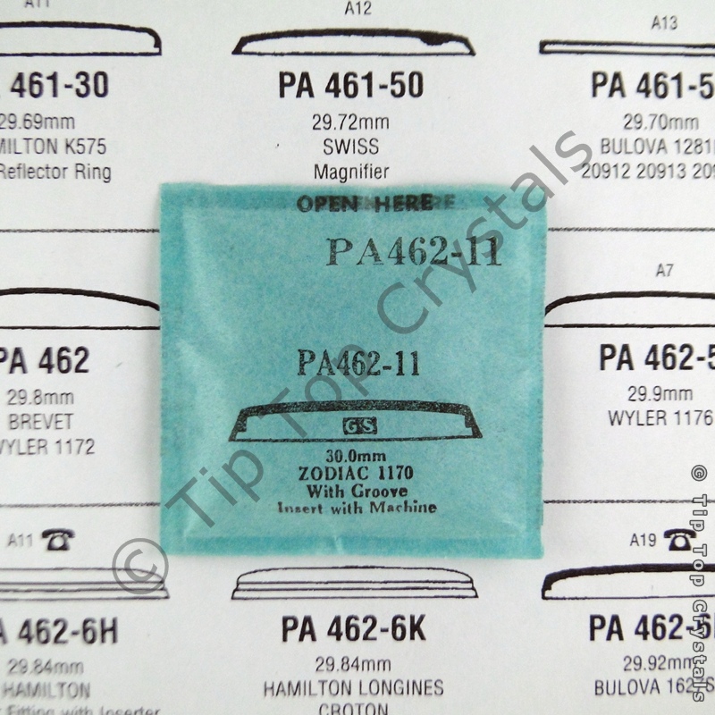 GS PA462-11 Watch Crystal - Click Image to Close