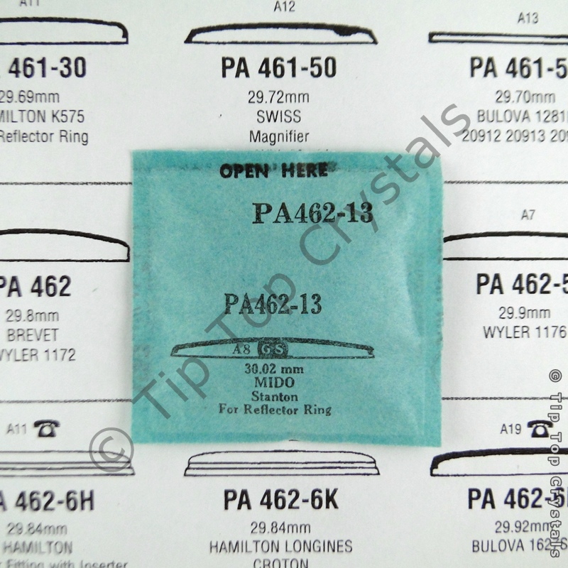 GS PA462-13 Watch Crystal - Click Image to Close