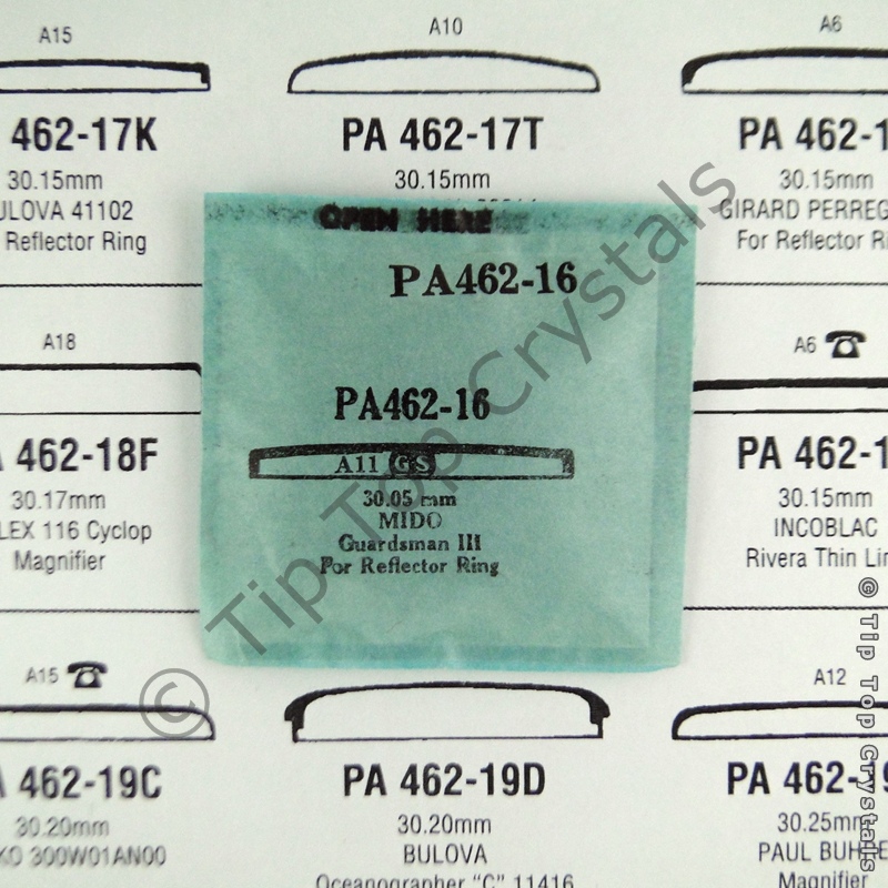 GS PA462-16 Watch Crystal - Click Image to Close