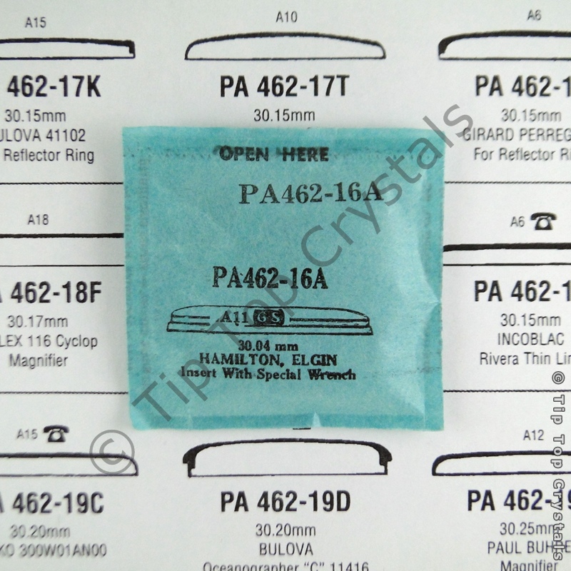 GS PA462-16A Watch Crystal - Click Image to Close