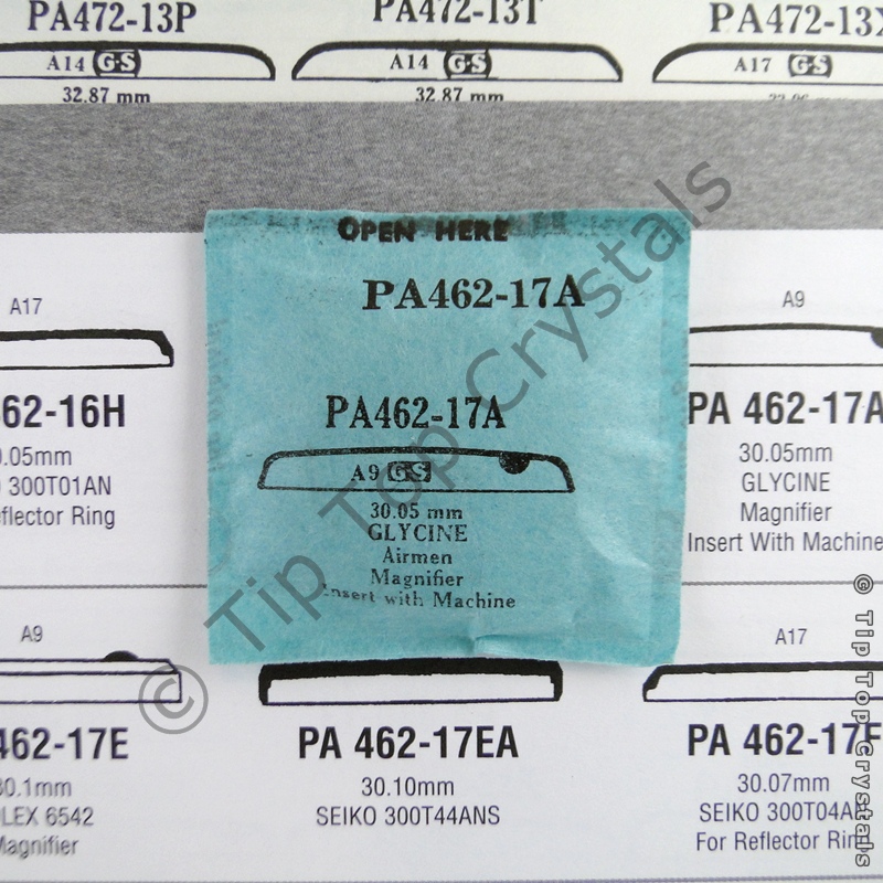 GS PA462-17A Watch Crystal - Click Image to Close