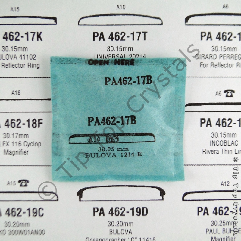 GS PA462-17B Watch Crystal - Click Image to Close