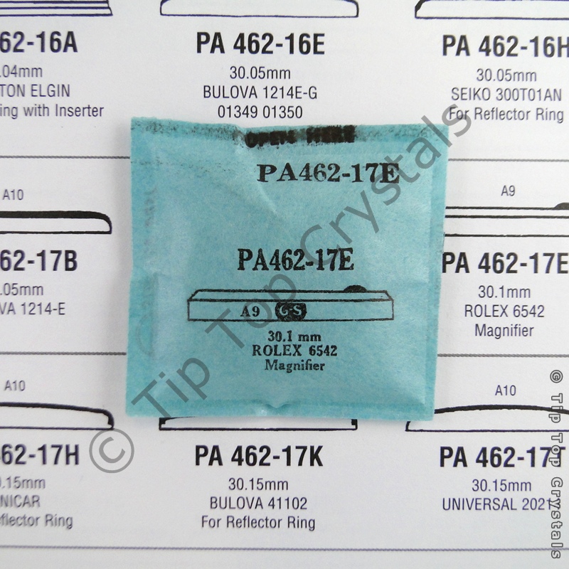 GS PA462-17E Watch Crystal - Click Image to Close