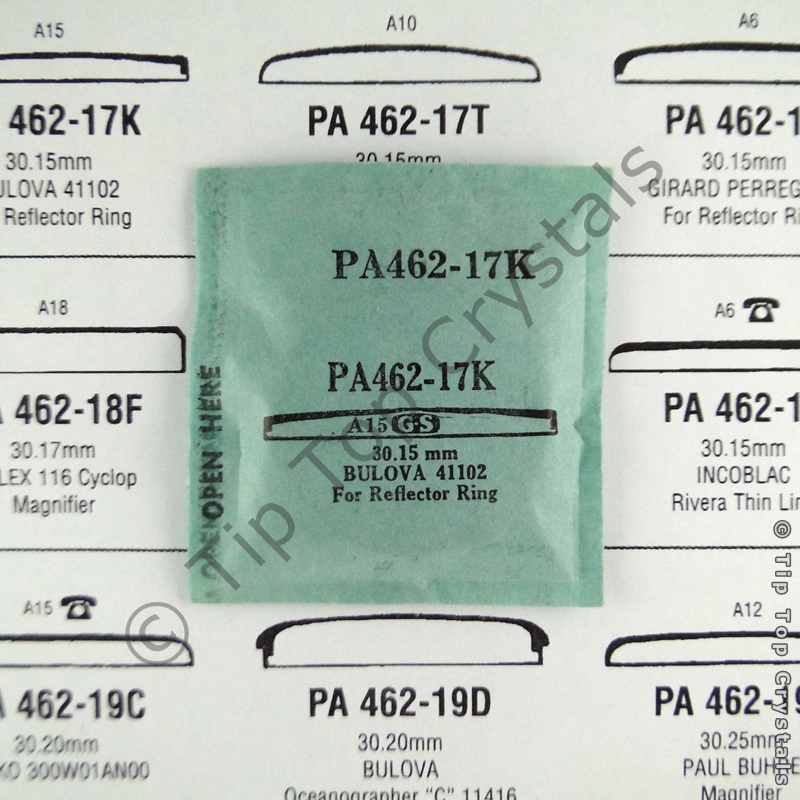 GS PA462-17K Watch Crystal - Click Image to Close