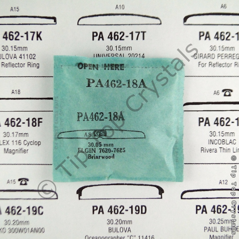 GS PA462-18A Watch Crystal - Click Image to Close