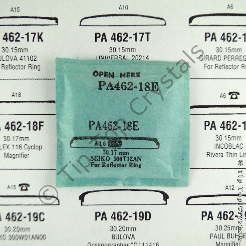 GS PA462-18E Watch Crystal - Click Image to Close