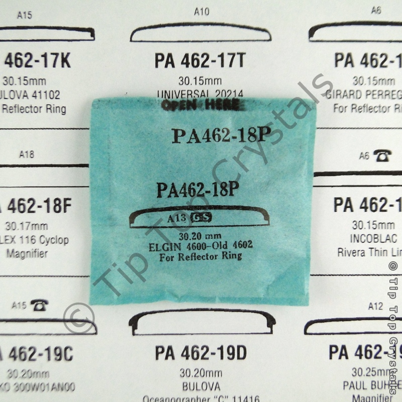 GS PA462-18P Watch Crystal - Click Image to Close