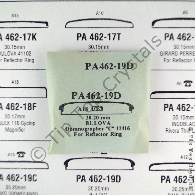 GS PA462-19D Watch Crystal - Click Image to Close