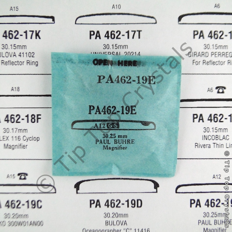 GS PA462-19E Watch Crystal - Click Image to Close