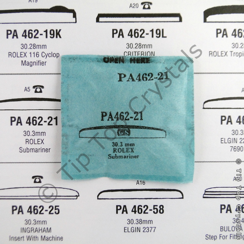 GS PA462-21 Watch Crystal - Click Image to Close