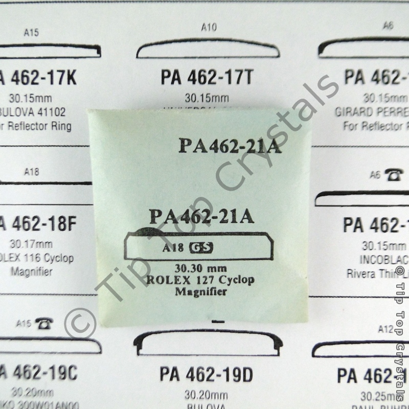 GS PA462-21A Watch Crystal - Click Image to Close