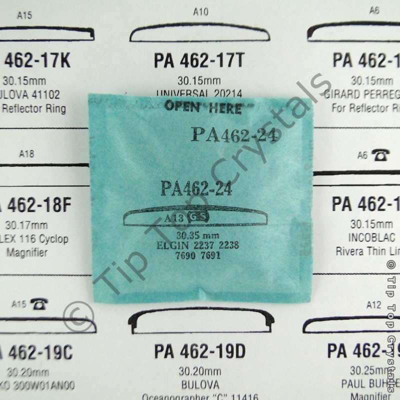 GS PA462-24 Watch Crystal - Click Image to Close