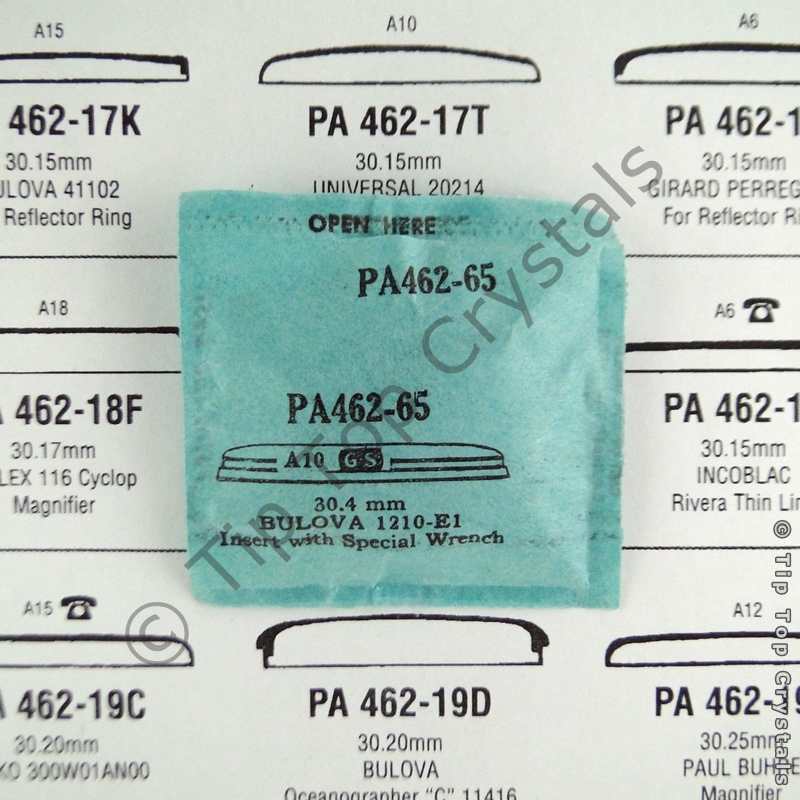 GS PA462-65 Watch Crystal - Click Image to Close