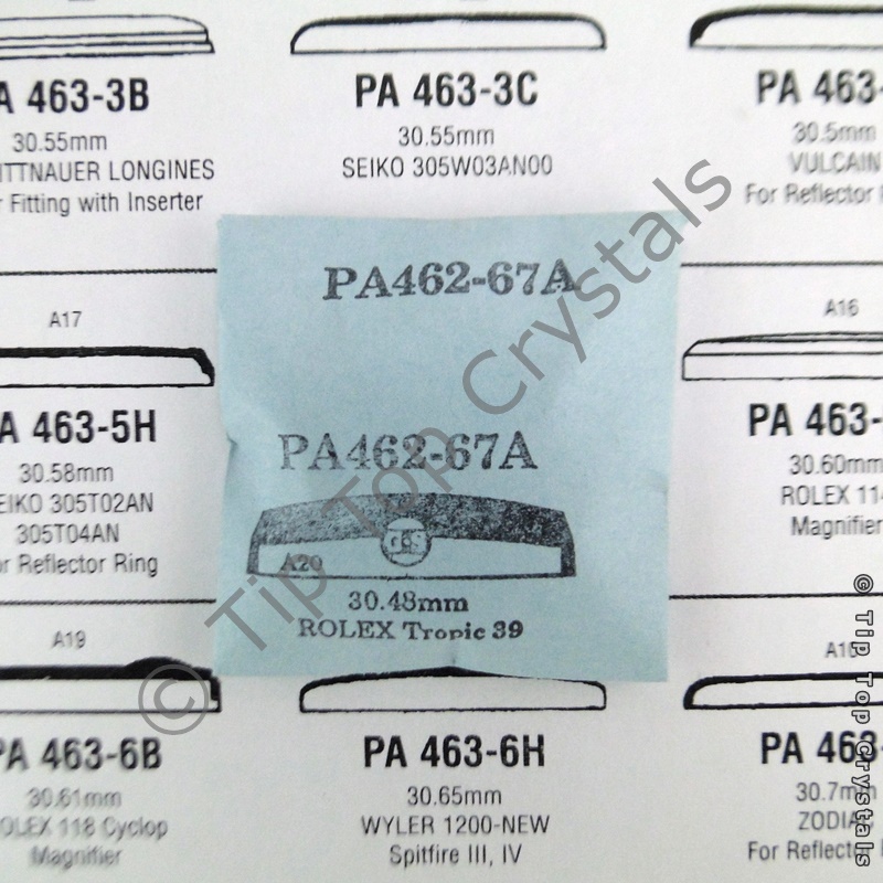 GS PA462-67A Watch Crystal - Click Image to Close