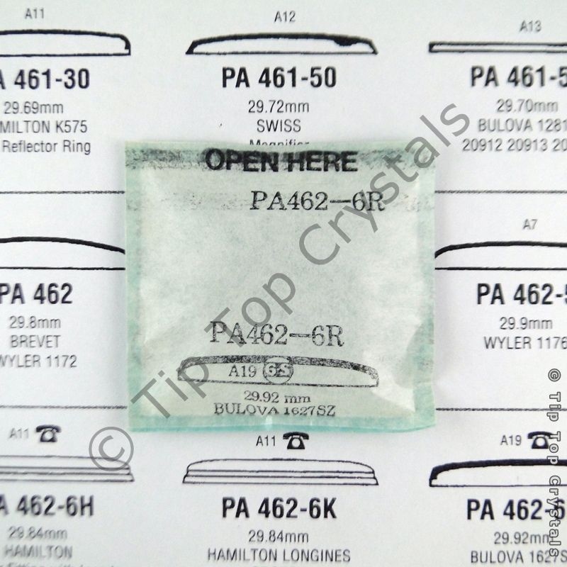 GS PA462-6R Watch Crystal - Click Image to Close