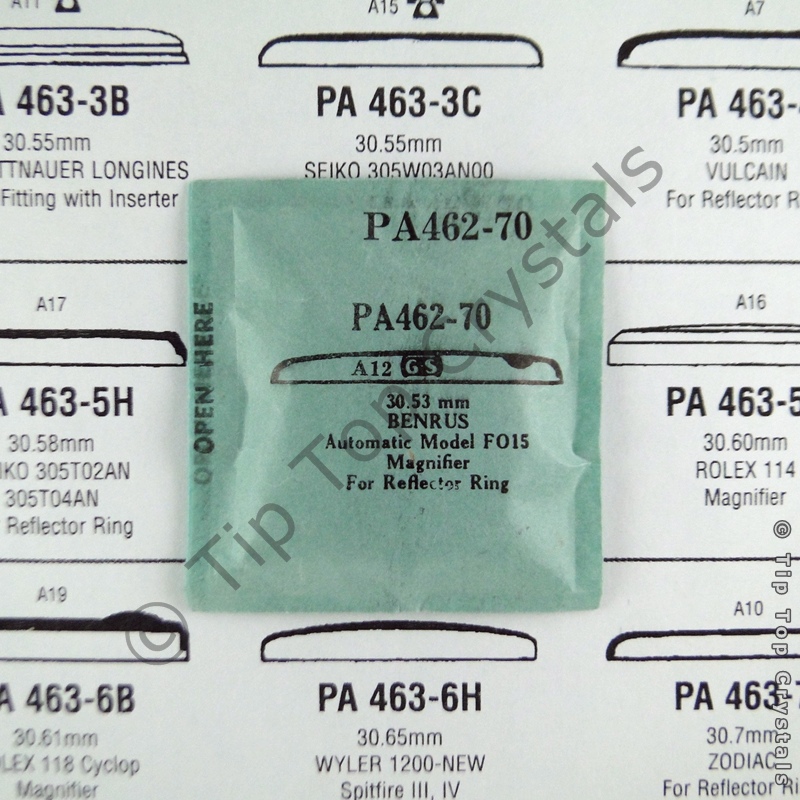 GS PA462-70 Watch Crystal - Click Image to Close