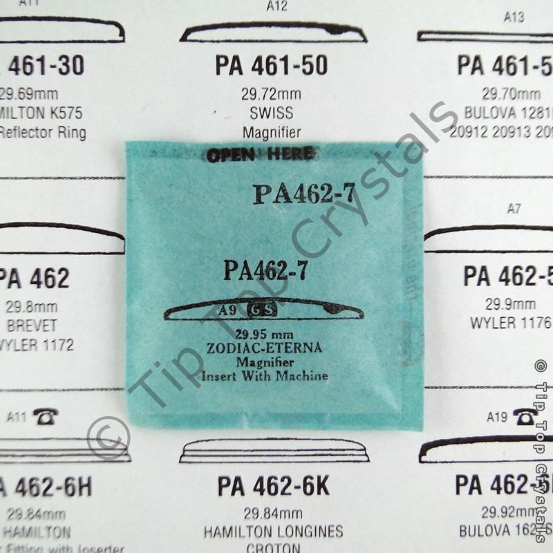 GS PA462-7 Watch Crystal - Click Image to Close