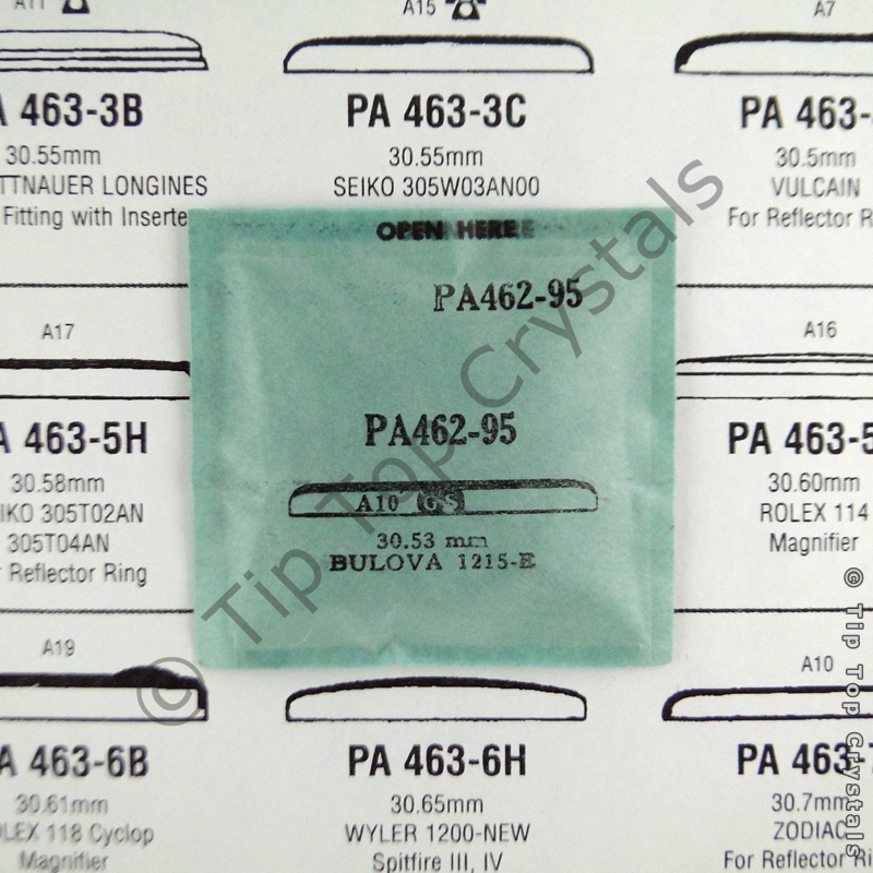 GS PA462-95 Watch Crystal - Click Image to Close