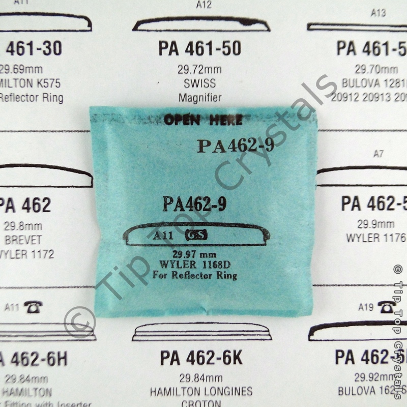 GS PA462-9 Watch Crystal - Click Image to Close