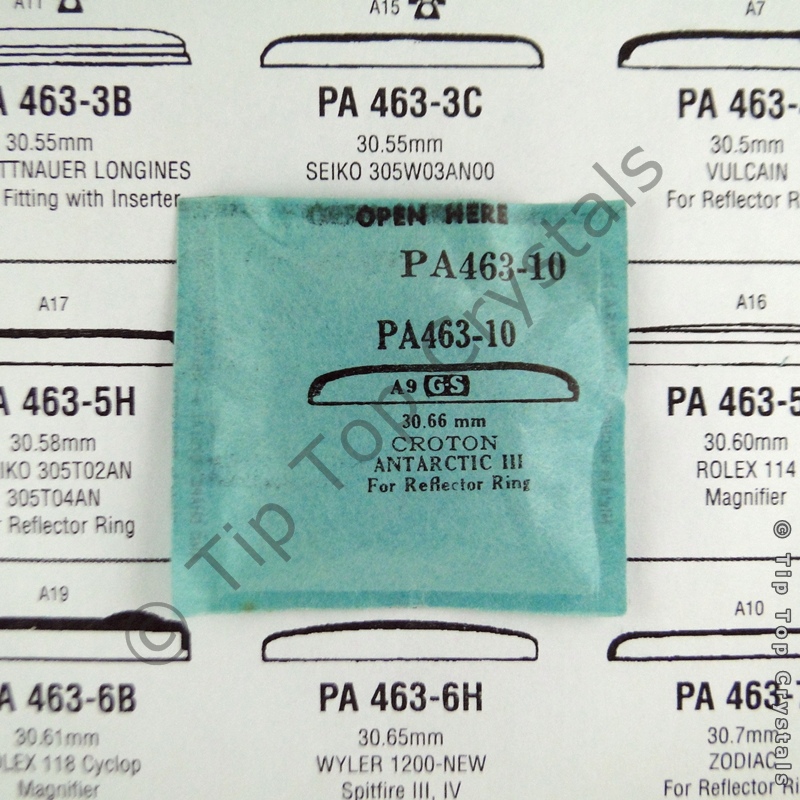 GS PA463-10 Watch Crystal - Click Image to Close