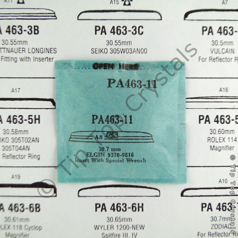 GS PA463-11 Watch Crystal - Click Image to Close