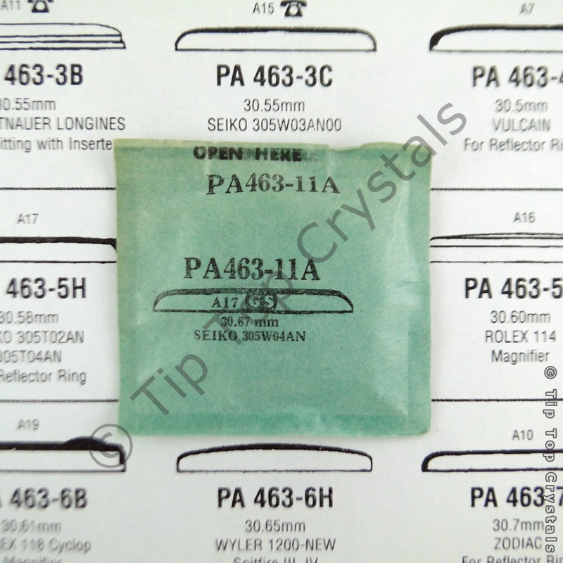 GS PA463-11A Watch Crystal - Click Image to Close