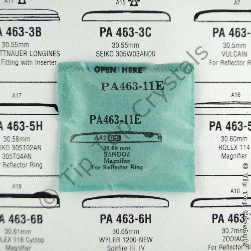 GS PA463-11E Watch Crystal - Click Image to Close