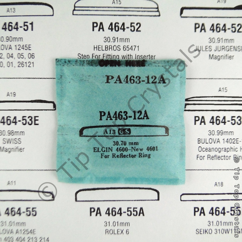 GS PA463-12A Watch Crystal - Click Image to Close